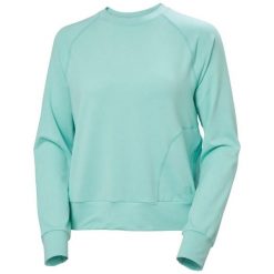 Bluza damska Helly Hansen Tyri. Niebieskie bluzy damskie Helly Hansen, bez wzorów, eleganckie, bez ramiączek, bez kaptura. Za 400.50 zł.