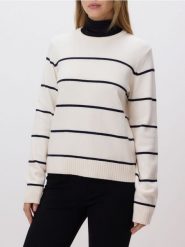 Sweter z wiskozą - wielobarwny. Swetry nierozpinane damskie Reserved, l, bez wzorów, z dzianiny, bez kołnierzyka, bez ramiączek. Za 99.99 zł.