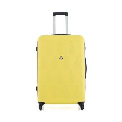 Walizka duża Semi Line. Żółte walizki damskie Semi-line, bez wzorów, duże. Za 249.99 zł.