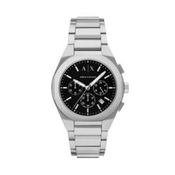 Zegarek Armani Exchange. Szare zegarki męskie Armani Exchange, bez wzorów, srebrne. Za 759.99 zł.
