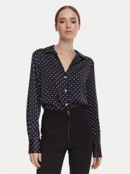 Guess Koszula W6YH23 W2946 Granatowy Regular Fit. Niebieskie koszule damskie Guess, m, z aplikacjami, z syntetyku, bez kołnierzyka, bez ramiączek. Za 344.99 zł.