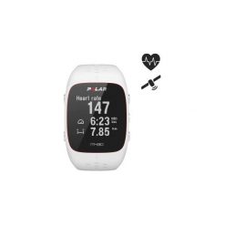 Zegarek do biegania GPS z kardio M430. Białe zegarki męskie Polar, bez wzorów. Za 639.99 zł.
