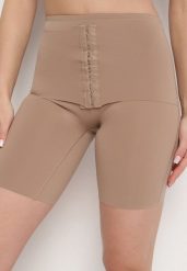 Ciemnobeżowa Bielizna modelująca Majtki Szorty z Wysokim Stanem Lirazelle. Brązowa majtki damskie Born2be, z jeansu. Za 39.99 zł.