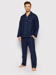 Polo Ralph Lauren Piżama 714754038003 Granatowy. Niebieskie piżamy męskie Polo Ralph Lauren, l, bez wzorów, z bawełny, bez kołnierzyka, bez ramiączek. Za 659.99 zł.