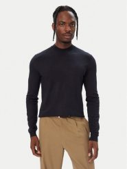 HUGO Sweter San Marc 50546856 Granatowy Slim Fit. Niebieskie swetry męskie Hugo, l, bez wzorów, z wiskozy, bez kołnierzyka, bez ramiączek. Za 499.99 zł.