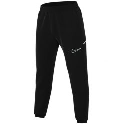 Spodnie męskie Nike Dri-FIT Academy 25 Track czarne. Czarne spodnie sportowe męskie Nike, m, bez wzorów, z poliesteru, do piłki nożnej, dri-fit (nike). Za 141.99 zł.