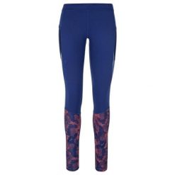 Legginsy damskie Kilpi Runner. Niebieskie legginsy damskie Kilpi, bez wzorów. Za 179.35 zł.