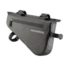 Torba rowerowa trójkątna pod ramę ROCKBROS AS-017 5L sakwa wodoodporna. Czarne torby sportowe męskie ROCKBROS, bez wzorów, z materiału, duże. Za 129.99 zł.