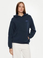 American Vintage Bluza Izubird IZU03DH24 Granatowy Regular Fit. Niebieskie bluzy damskie American Vintage, m, bez wzorów, z bawełny, vintage, bez ramiączek, bez kaptura. Za 589.99 zł.