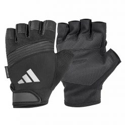 Rękawiczki do treningu siłowego Adidas Performance Gloves. Czarne rękawiczki męskie Adidas, bez wzorów. Za 72.00 zł.