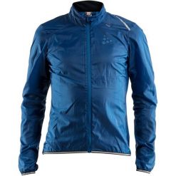 Craft kurtka rowerowa męska Lithe, niebieski L. Niebieskie kurtki sportowe męskie Craft, l, bez wzorów, bez kaptura, rowerowe. Za 359.00 zł.