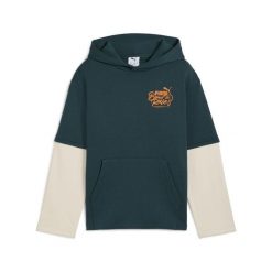 Młodzieżowa warstwowa bluza z kapturem MID90s PUMA Green Terrain. Zielona bluzy męskie Puma, m, bez wzorów, młodzieżowe, bez ramiączek, z kapturem. Za 199.00 zł.