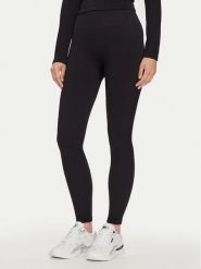 Guess Legginsy V4YB00 Z3F90 Czarny Slim Fit. Czarne legginsy damskie Guess, z aplikacjami, z syntetyku. Za 149.99 zł.