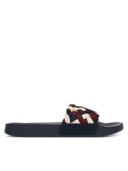 Tommy Hilfiger Klapki Th Braided Pool Slide FW0FW09203 Kolorowy. Klapki damskie Tommy Hilfiger, bez wzorów, z materiału, bez obcasa, bez zapięcia. Za 209.99 zł.