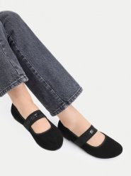 G-Star Raw Baleriny CEO-WS5038-02 Czarny. Czarne balerinki damskie G-Star, bez wzorów, ze skóry, retro, bez obcasa, bez zapięcia. Za 159.99 zł.