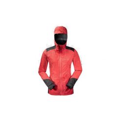 Kurtka turystyczna MH900 damska. Czerwone kurtki sportowe damskie QUECHUA, na zimę, xl, bez wzorów, z elastanu, bez ramiączek, bez kaptura. W wyprzedaży za 299.99 zł.