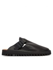 Fracap Klapki S100 Czarny. Czarne klapki męskie Fracap, bez wzorów, ze skóry, bez zapięcia. Za 419.99 zł.