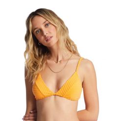 Góra od stroju kąpielowego Billabong In The Loop Charlie Fixed. Żółte bikini Billabong, xs, bez wzorów. Za 89.99 zł.