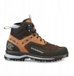 Buty trekkingowe damskie Garmont Vetta Tech GTX - dark brown/rust. Brązowe obuwie trekkingowe damskie HASBY, bez zapięcia. Za 916.58 zł.