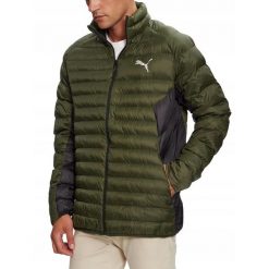 Męska kurtka pikowana Puma Packlite Primaloft zielona. Zielone kurtki męskie Puma, m, bez wzorów, z puchu, sportowe, bez kaptura. Za 259.00 zł.