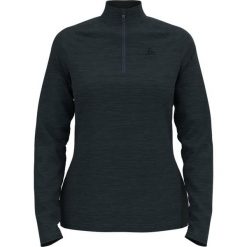 Koszulka do biegania damska Odlo The Essentials Ceramiwarm termiczna. Szare bluzki damskie ODLO, bez wzorów, z elastanu, sportowe, bez kołnierzyka, bez ramiączek. Za 203.55 zł.