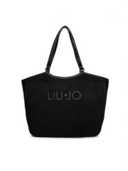 Liu Jo Torebka AF6117 T711A Czarny. Czarne shopperki damskie Liu Jo, bez wzorów, z materiału, bez dodatków. Za 559.99 zł.