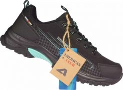 Buty trekkingowe damskie American Club Damskie buty trekkingowe American Club DWT-178/24 czarne 40. Czarne obuwie trekkingowe damskie American CLUB, bez zapięcia. Za 142.99 zł.