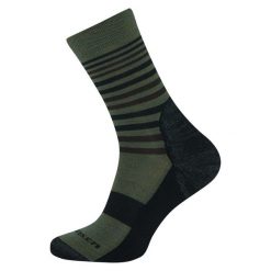 Skarpety trekkingowe Fjord Nansen Tour Merino Kevlar z wełną merino. Zielone skarpetki damskie FJORD NANSEN, bez wzorów, z wełny. Za 59.99 zł.