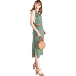 Pepe Jeans Melisa Sukienka Zielony. Zielone sukienki damskie Pepe Jeans, xs, bez wzorów, z jeansu, bez kołnierzyka, bez ramiączek. Za 378.95 zł.