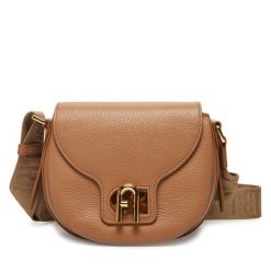 Torebka Furla. Brązowe listonoszki damskie Furla, bez wzorów, bez dodatków. Za 1,769.00 zł.