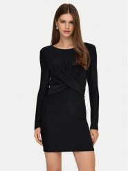 ONLY Sukienka koktajlowa Rich 15360278 Czarny Regular Fit. Czarne sukienki damskie ONLY, s, bez wzorów, z syntetyku, wizytowe, bez kołnierzyka, bez ramiączek. Za 129.99 zł.
