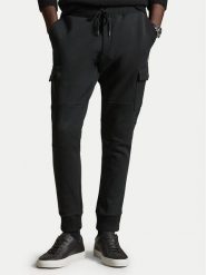 Polo Ralph Lauren Spodnie dresowe 710980340501 Czarny Regular Fit. Czarne spodnie sportowe męskie Polo Ralph Lauren, m, bez wzorów, z bawełny. Za 769.99 zł.