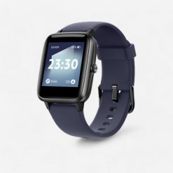 Zegarek smartwatch Kalenji CW900 HR. Niebieskie, cyfrowe zegarki męskie Decathlon, z aplikacjami, z materiału, plastikowe. Za 179.99 zł.