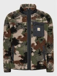 Carhartt WIP Polar Prentis Liner I025120 Khaki Regular Fit. Brązowe bluzy sportowe męskie Carhartt WIP, m, bez wzorów, z polaru, bez kaptura. Za 819.99 zł.