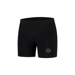 Męskie bokserki męskie Rogelli SEAMLESS 2.0 z wkładką rowerową. Czarne bokserki męskie Rogelli, bez wzorów, z elastanu. Za 162.00 zł.