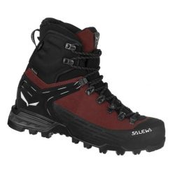 Buty Trekkingowe Damskie Salewa Ortles Ascent Mid Gtx. Czerwone obuwie trekkingowe damskie Salewa, z gore-texu, bez zapięcia. Za 1,504.50 zł.