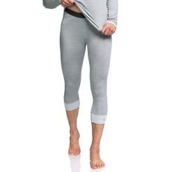 Legginsy termoaktywne 3/4 damskie Schöffel Sport Merino. Szare bielizna sportowa damska Schöffel, s, bez wzorów. Za 349.99 zł.
