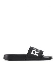 Roxy Klapki ARJL100679 Czarny. Czarne klapki damskie Roxy, bez wzorów, z tworzywa sztucznego, bez zapięcia. Za 89.99 zł.