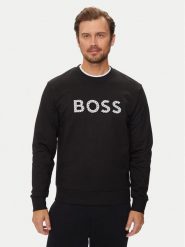 Boss Bluza C-Soleri 04 50521117 Czarny Relaxed Fit. Czarne bluzy męskie Boss, m, bez wzorów, z bawełny, bez ramiączek, bez kaptura. Za 459.99 zł.