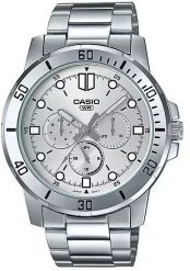 Zegarek Casio Zegarek Męski Casio MTP-VD300D-7E (zd268c) + BOX. Zegarki męskie Casio, bez wzorów. Za 249.99 zł.