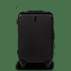 ŚREDNIA WALIZKA WINGS EGRET 2.0 24" BLACK. Czarne walizki damskie Wings, bez wzorów, z materiału, średnie. Za 219.90 zł.