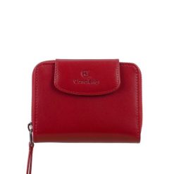 Damski czerwony portfel skórzany Canaletto – elegancja i funkcjonalność na co dzień PD1255s135. Czerwone portfele damskie ze skóry. Za 190.00 zł.