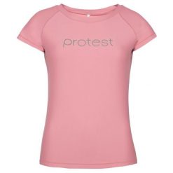 Koszulka z filtrem UV damska Protest PRTKILDA, rashguard. Czerwone bluzki damskie Protest, xl, bez wzorów, sportowe, bez kołnierzyka, bez ramiączek. Za 198.50 zł.