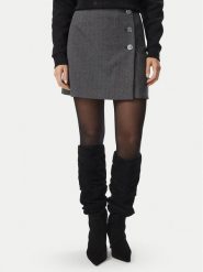 Guess Spódnica mini W6BD21 K6218 Szary Regular Fit. Szare spódnice damskie Guess, xs, z aplikacjami, z syntetyku, mini. Za 335.99 zł.
