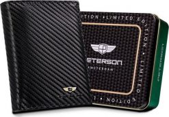 Peterson Skórzany męski portfel Peterson PTN 340-CA NoSize. Portfele męskie Peterson, bez wzorów. Za 188.90 zł.