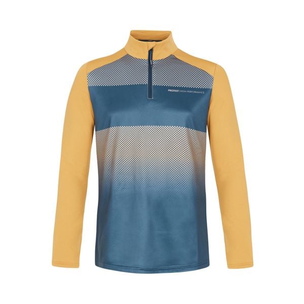 Polar 1/4 zapinanie Protest Enville. Niebieskie bluzy sportowe męskie Protest, na zimę, bez wzorów, z polaru, bez kaptura, narciarskie. Za 241.00 zł.