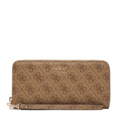 Portfel Guess. Brązowe portfele damskie Guess. Za 219.99 zł.
