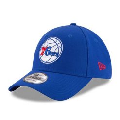 Czapka z daszkiem New Era NBA Philadelphia 76ers. Niebieskie czapki damskie New Era, bez wzorów, sportowe. Za 177.00 zł.