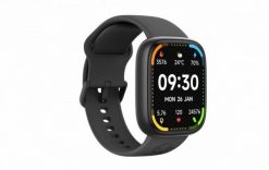 Ecowatch Smartwatch EW06 Czarny. Czarne zegarki smartwatch MAXCOM, bez wzorów. Za 170.69 zł.