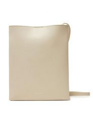 Calvin Klein Torebka Line Ns Crossbody Lth Bag LV04F3005G Biały. Białe listonoszki damskie Calvin Klein, bez wzorów, ze skóry, bez dodatków. Za 489.99 zł.